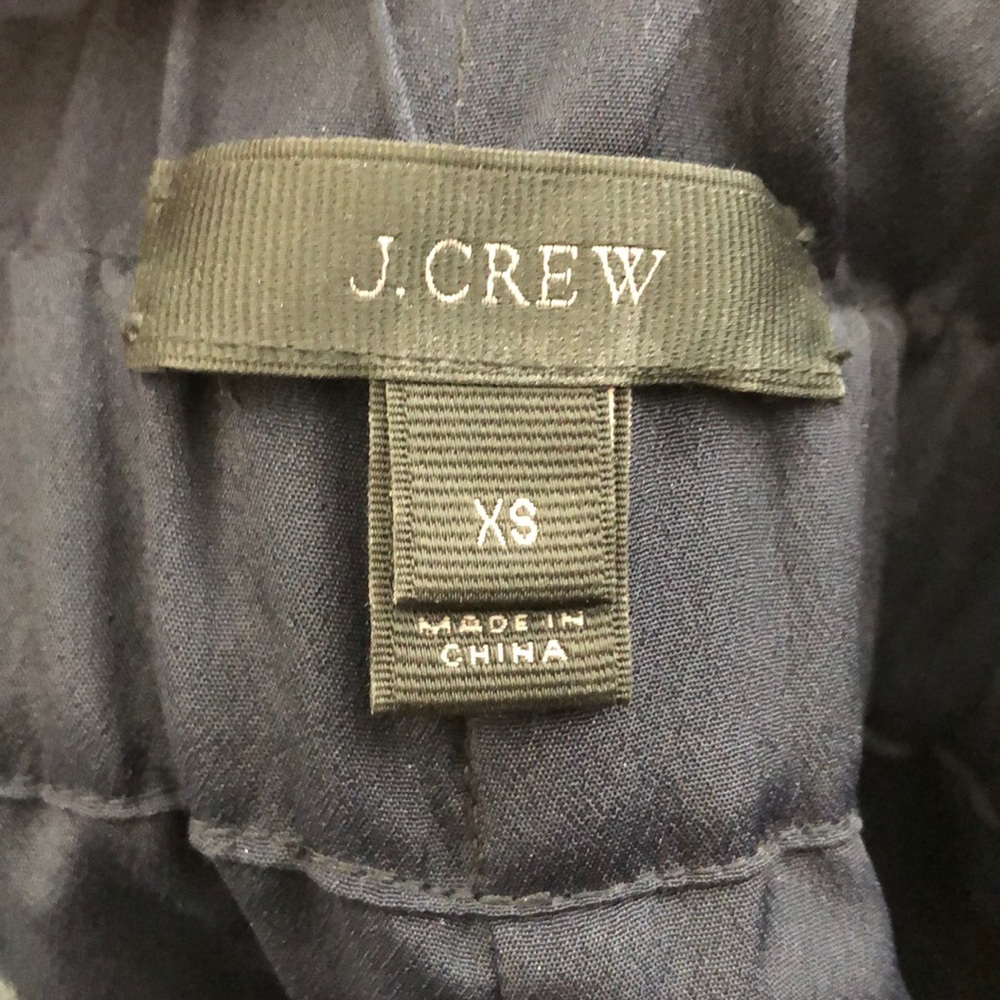 J. Crew velvet pull on skirt navy pockets XS - Picture 6 of 7